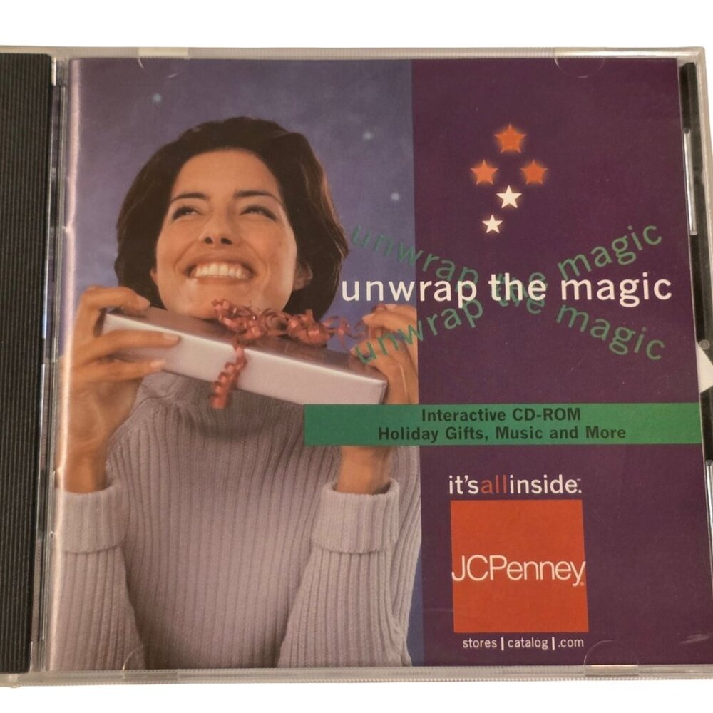 JCPenney Holiday 2000 Interactive CD ROM Gift Ideas Disney Magic Holiday Music